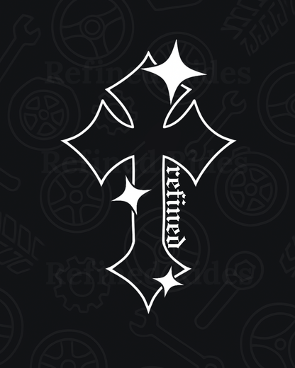 Refined Cross Star Decal