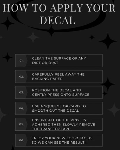 Refined  Minimal Spark Decal