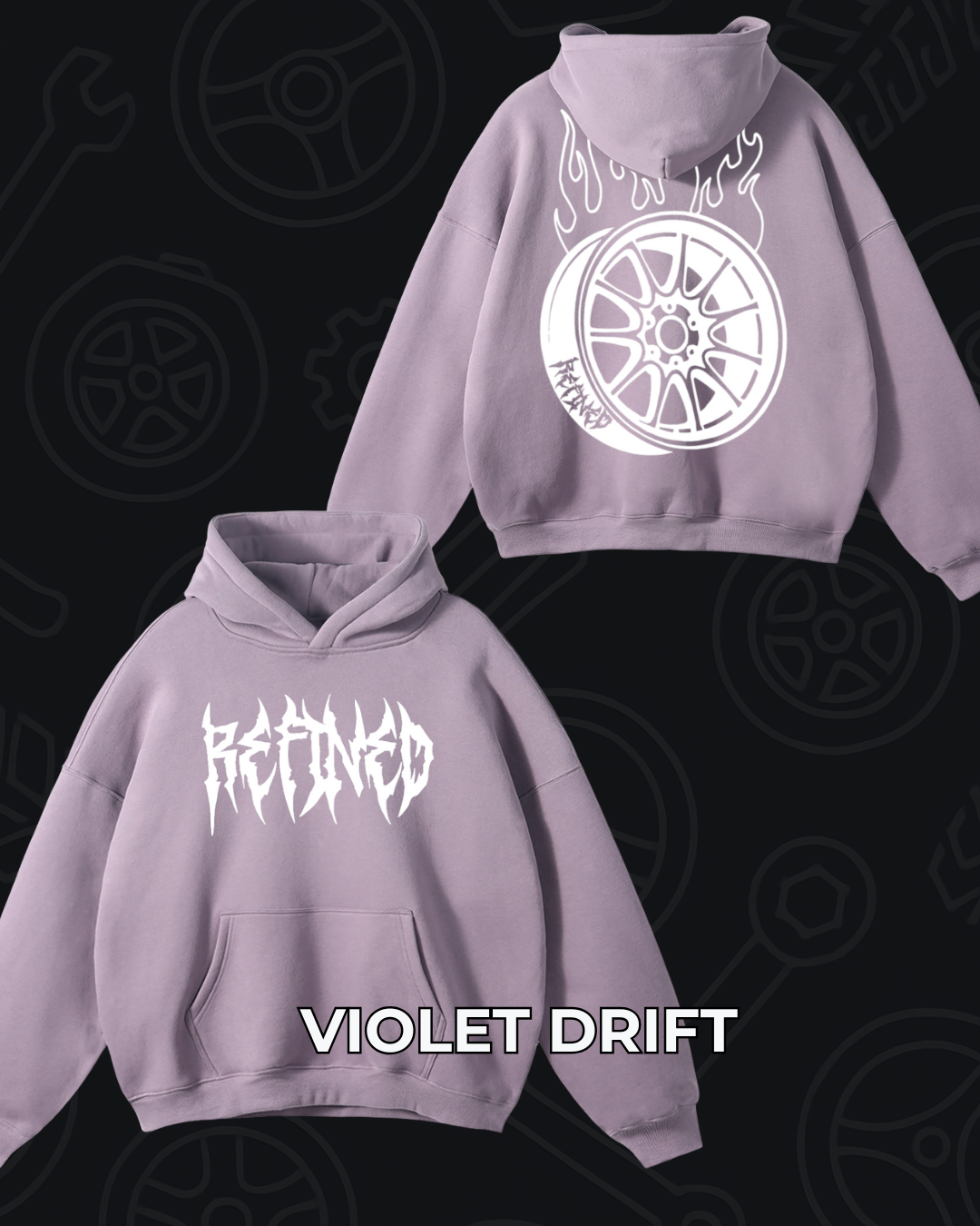 Refined Flame Wheel Hoodie *PRE ORDER*