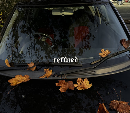 Gothic Refined Decal